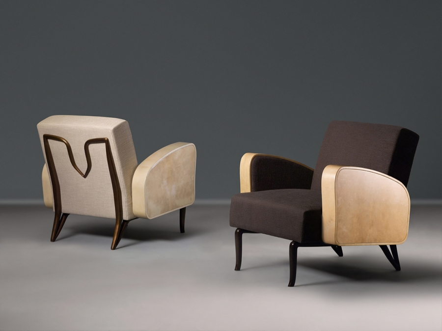 Mirador Lounge Chair, Dark | Alexander Lamont