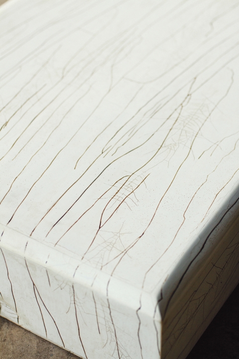 Masa Studio Box, Antique Ivory Tusk