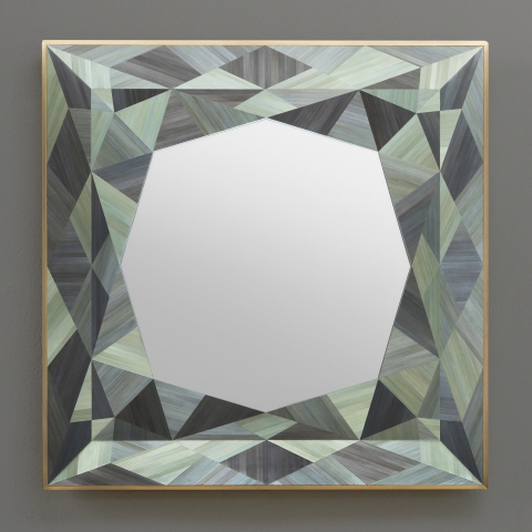 Mother mirror  アルケミスト Gemstone Mirror, Aqua Straw